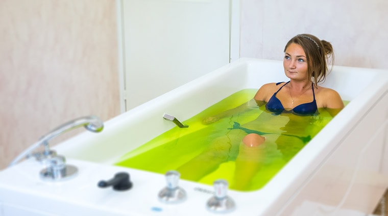 Хвойно-жемчужные ванны в санатории Зори Ставрополья в Пятигорске