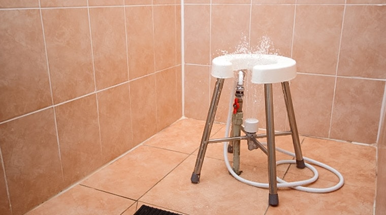 Восходящий душ в санатории Зори Ставрополья в Пятигорске 